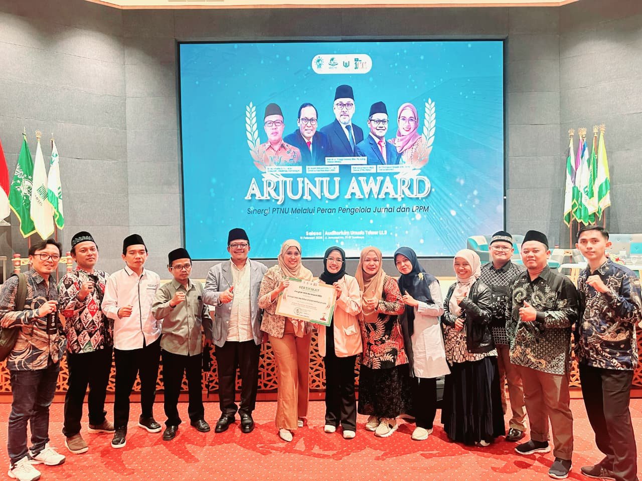 Enam Jurnal INSTiBA Raih Arjunu Award 2026 di Surabaya